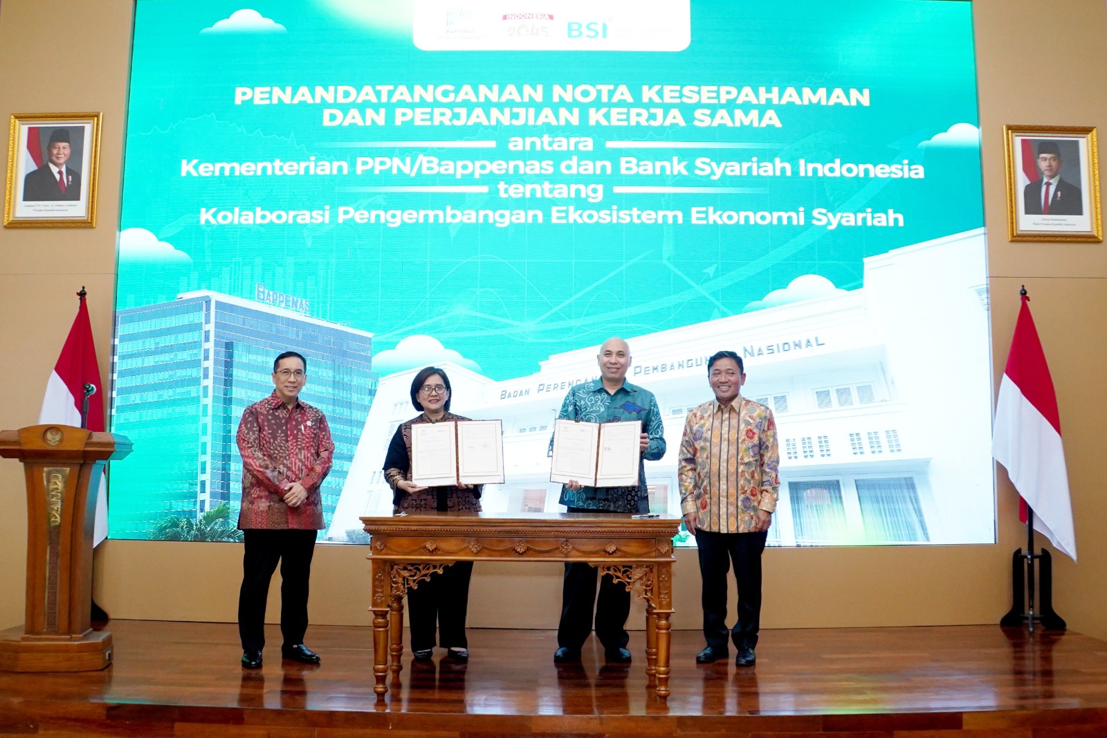 Kebijakan Strategi: Kolaborasi Dengan Bappenas Kembangkan Ekosistem Ekonomi Syariah