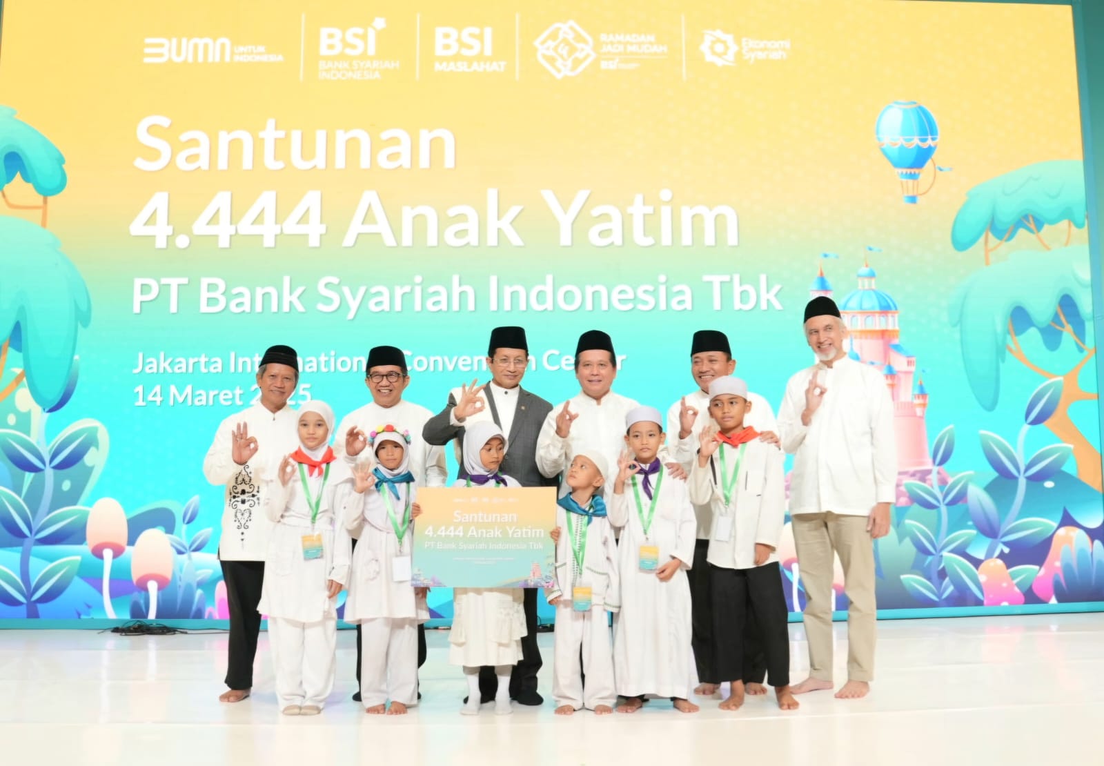 BSI Melesatkan Kinerja dan Memberikan Santunan kepada 4.444 Anak Yatim