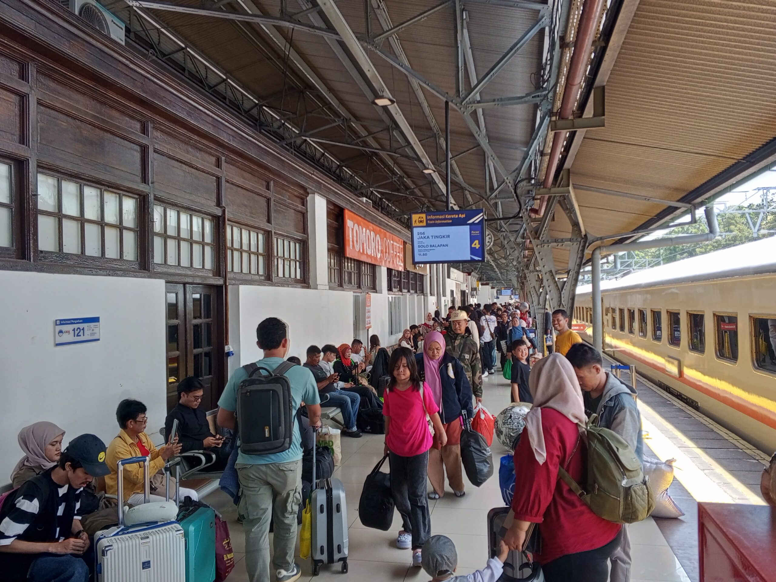 Puncak Arus Balik Kereta Api Diprediksi Besok, Tiket Terjual Hampir Empat Juta