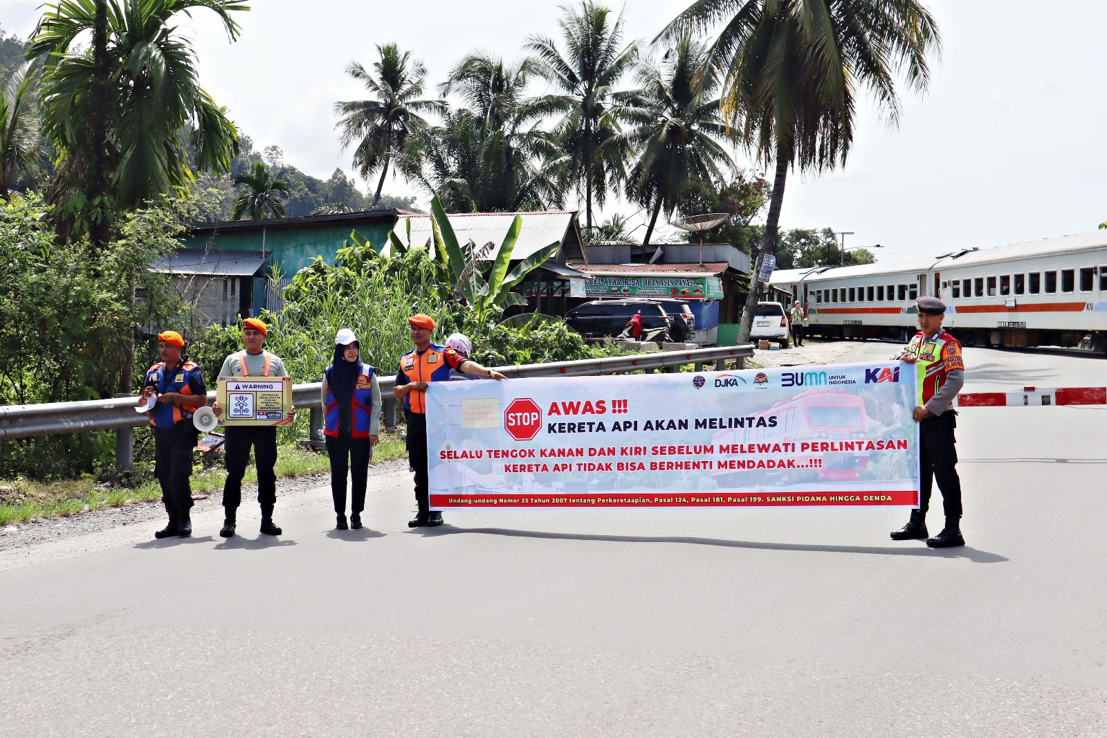 KAI Divre II Sumbar Gandeng Stakeholder, Disiplin Perlintasan Jadi Prioritas Bersama