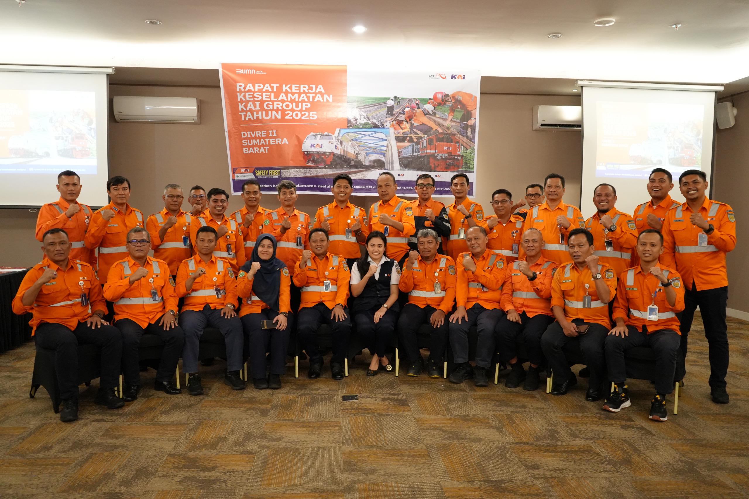 (FOTO) Rapat Kerja Keselamatan KAI Divre II Sumbar, Kolaborasi untuk Budaya Aman